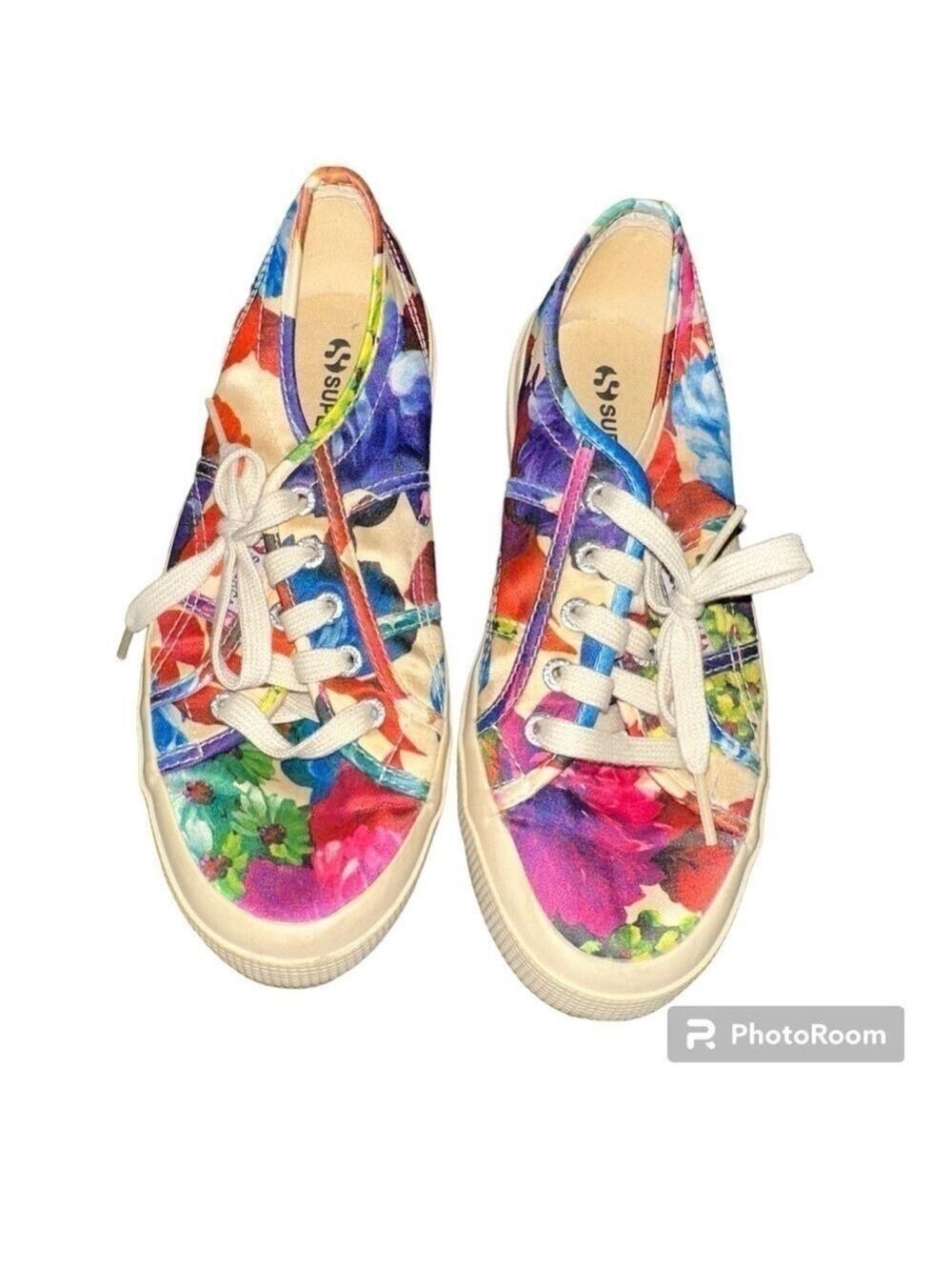 Superga Colorful Floral Hawaiian Floral Sneakers